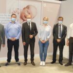 Gesundheitsdirektorin Natalie Rickli besucht mit ihrem Team das Impfzentrum Wetzikon.