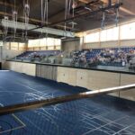 Blick in die neue grosszügige Mehrfachsporthalle Al Arena.